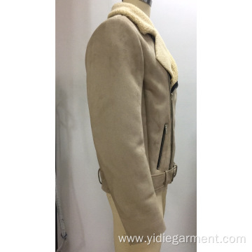 Men's Camel Faux Suede Jacket